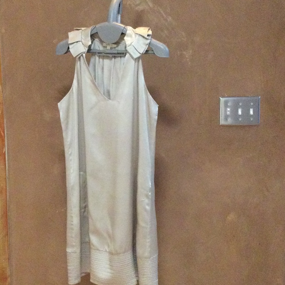 Matty M Dress Champagne Color